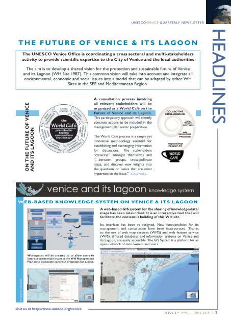 UNESCOVENICE Newsletter issue 2 2010