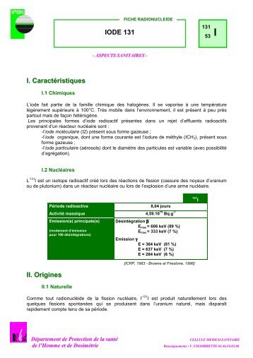 l'Iode-131 - IRSN