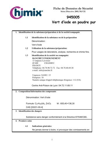 945005 Vert d’iode en poudre pur