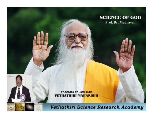 Vethathiri Science Research Academy SCIENCE OF GOD - GLOWHY