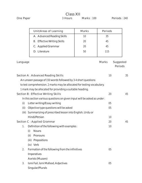 Languages Volume-II - Central Board of Secondary Education