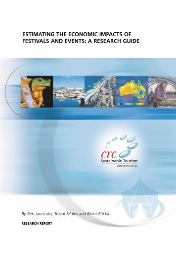 estimating the economic impacts of festivals and events