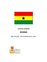 Ghana country dossier - eindversie - African Studies Centre