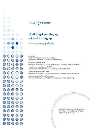 Utviklingshemming og seksuelle overgrep - Sykehuset Innlandet HF
