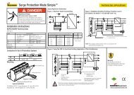 Surge Protection Made Simple™ ! - Cooper Industries