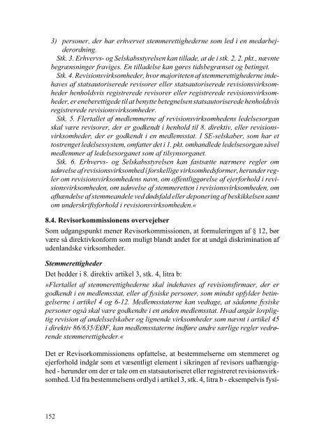 Revisorlovgivning i internationalt perspektiv - Erhvervsstyrelsen