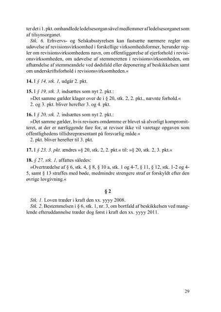 Revisorlovgivning i internationalt perspektiv - Erhvervsstyrelsen