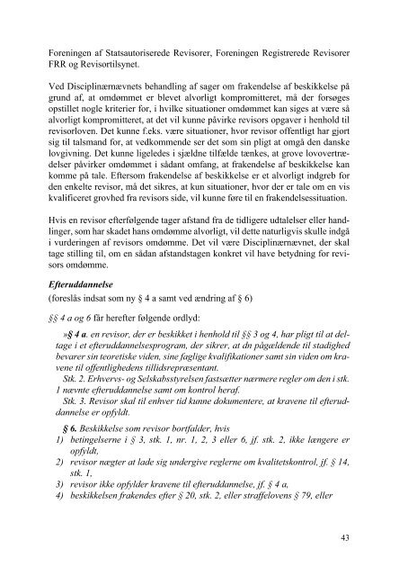 Revisorlovgivning i internationalt perspektiv - Erhvervsstyrelsen