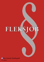 §Fleksjob - Det Centrale Handicapråd