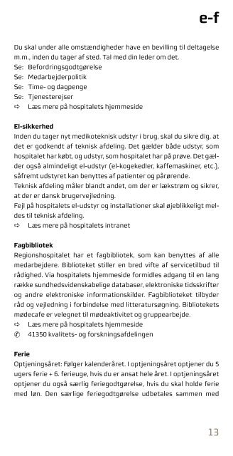 Medarbejderhåndbog - Hospitalsenhed Midt