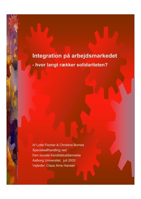 5. Integration på arbejdsmarkedet