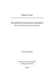 INTERNETTETS SOCIALE MENING