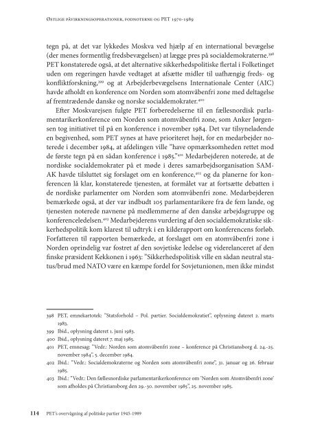 pet's overvågning af politiske partier 1945-1989 - PET-kommissions ...