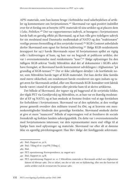 pet's overvågning af politiske partier 1945-1989 - PET-kommissions ...