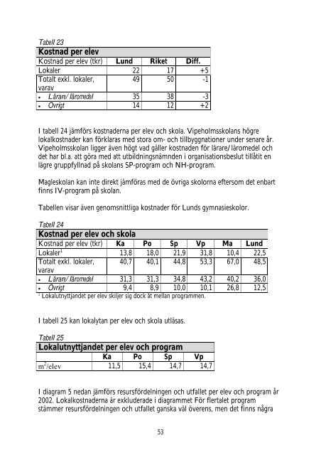 redovisning - Lunds kommun