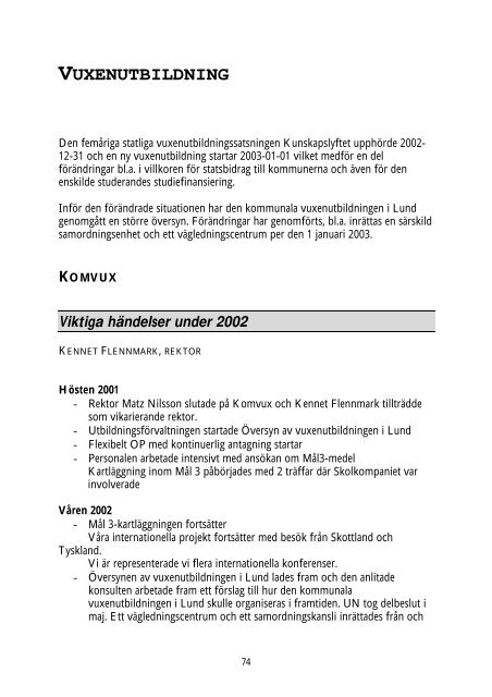 redovisning - Lunds kommun