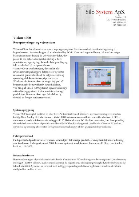 Silo System ApS - Horni Baketeknikk