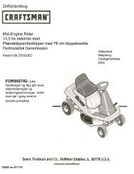 Driftshåndbog Mid-Engine Rider 13,5 hk elektrisk start Plæneklipper ...