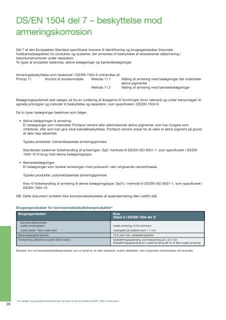 Europæisk Standard DS/EN 1504 - Basf