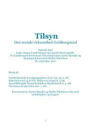 Tilsyn - Velkommen til Den Sociale virksomhed Guldborgsund