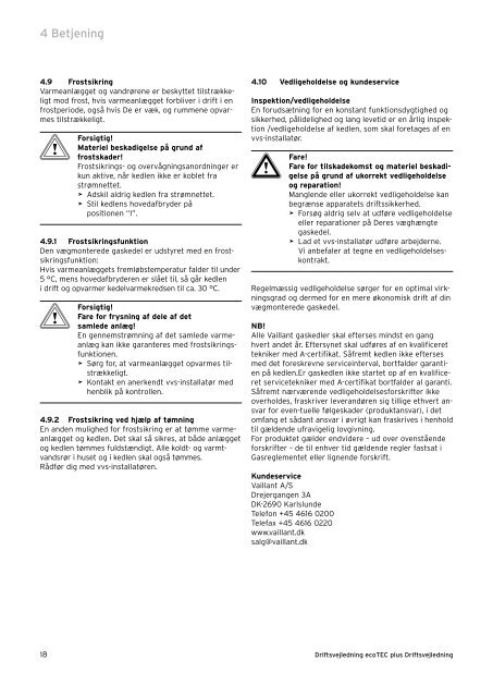 ecoTEC-plus-A Betjening.pdf (3.04 MB) - Vaillant