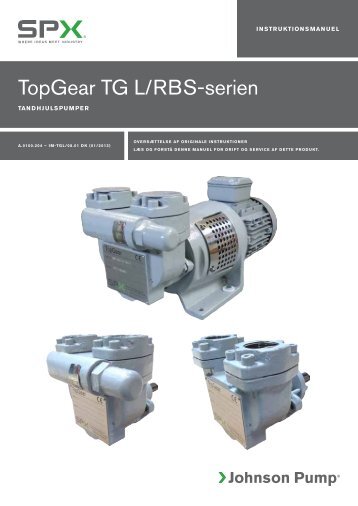 TopGear TG L/RBS-serien - Johnson Pump