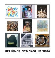 Årsskrift 2006 (pdf) - Gribskov Gymnasium