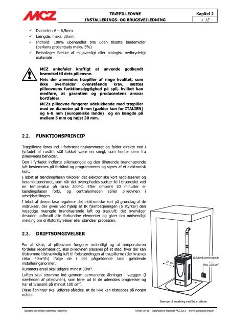 INSTALLARINGS – OG BRUGSVEJLEDNING - mczheating