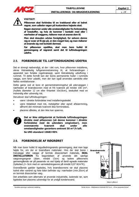 INSTALLARINGS – OG BRUGSVEJLEDNING - mczheating