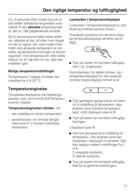 Brugs- og monteringsanvisning Vinkøleskab til ... - Hvidt & Frit