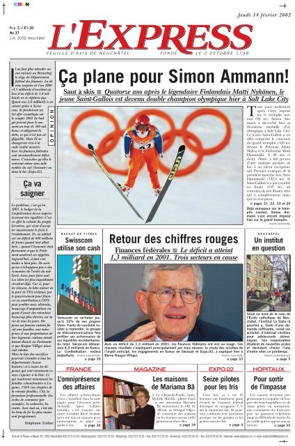 Ça plane pour Simon Ammann!