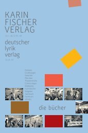 JA demuths hocherotischer Zukunftsroman - Karin Fischer Verlag ...