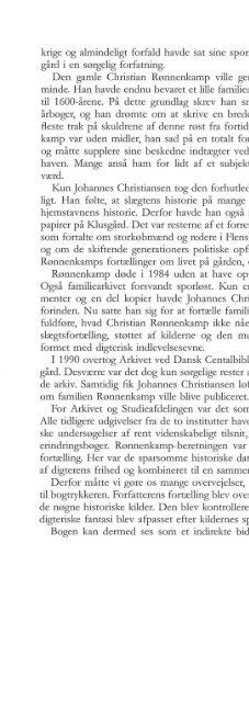 Familien Rønnenkamp fra Flensborg - Studieafdelingen og Arkivet ...