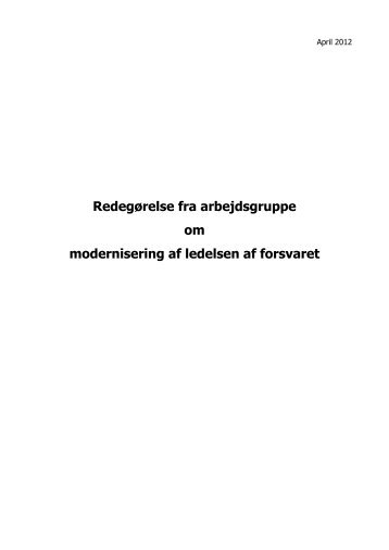 Redegoerelse-om-modernisering-af-ledelsen-af-forsvaret