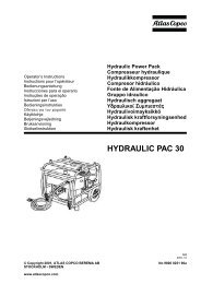 HYDRAULIC PAC 30 - Crowder Hydraulic Tools