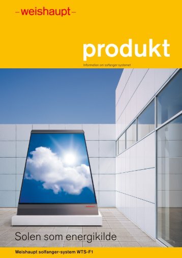 Information om solfanger-systemet - Weishaupt