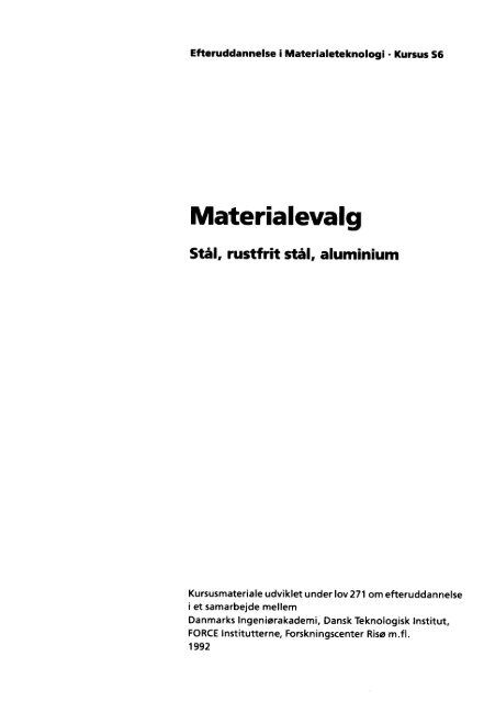 Materialeval g - Materialer