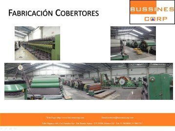 FABRICACIÓN COBERTORES