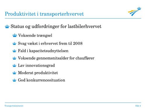 Niels Selsmark, Transportministeriet - Trafikdage.dk