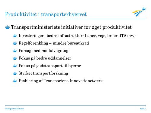 Niels Selsmark, Transportministeriet - Trafikdage.dk