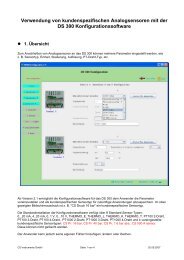 Verwendung kundenspezifischer Analog Sensoren - CS Instruments
