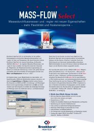 MASS-FLOW Select - Bronkhorst