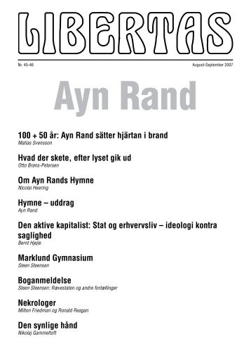 Ayn Rands Hymne - Libertas