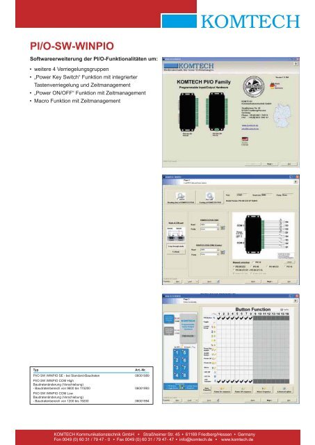 Flyer Steuerungstechnik - Komtech