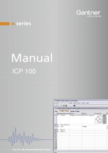 ICP 100 - Gantner Instruments