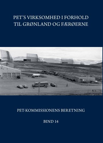 PET's virksomhed i forhold til Grønland og Færøerne
