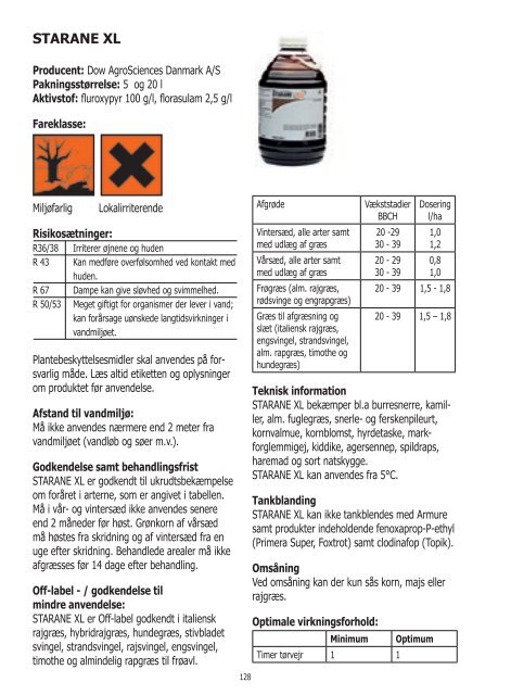 Planteværn og Markjournal 2013 - NSCORN