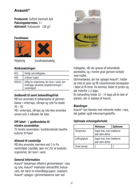 Planteværn og Markjournal 2013 - NSCORN