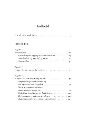 Indhold - Køb bogen på gyldendal.dk