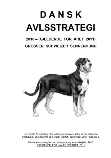 D A N S K AVLSSTRATEGI - Grossergruppen.dk